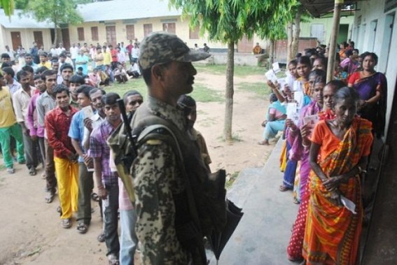 Peaceful polling in Tripura assembly by-election Peaceful polling in Tripura assembly by-election